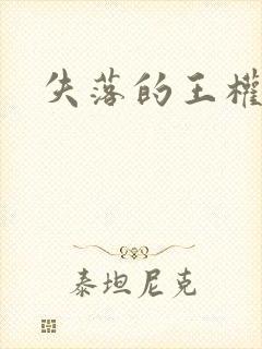 失落的王权封面