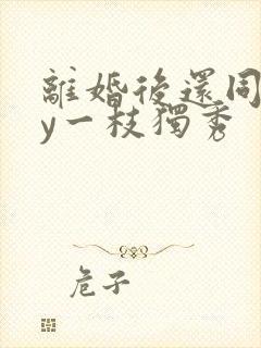 离婚后还同居by一枝独秀