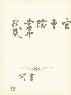 我当阴曹官的那几年封面