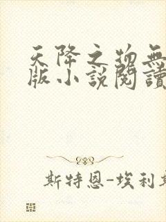 天降之物无删减版小说阅读