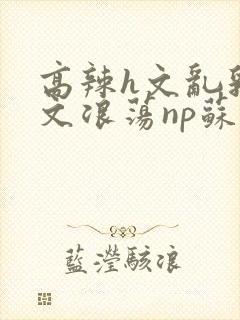 高辣h文乱乳h文浪荡np苏夏