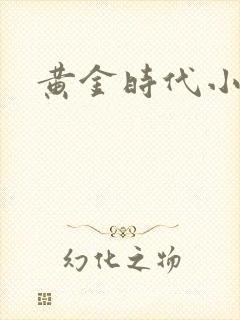 黄金时代小说封面