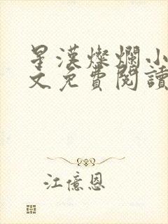 星汉灿烂小说全文免费阅读封面