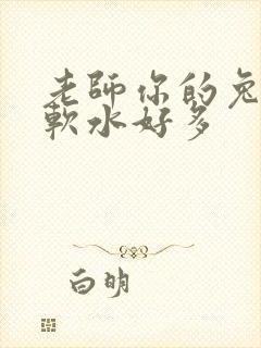 老师你的兔子好软水好多