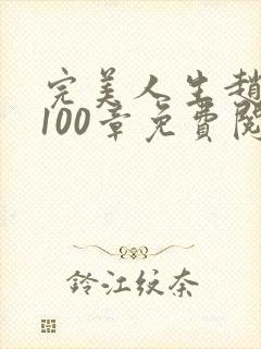 完美人生赵雅玉100章免费阅读