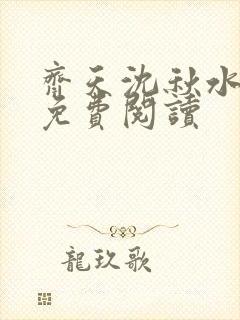 齐天沈秋水小说免费阅读封面