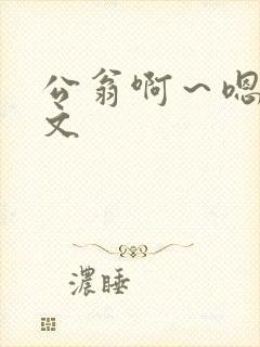 公翁啊～嗯啊h文