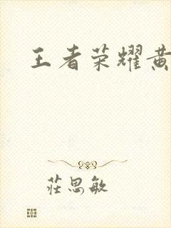 王者荣耀黄化网封面