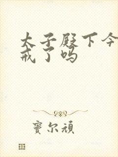 太子殿下今天破戒了吗