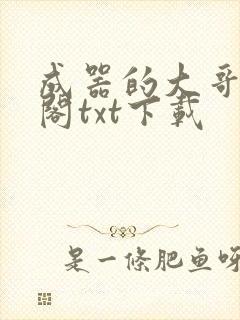 成器的大哥笔趣阁txt下载