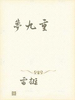 梦九重封面
