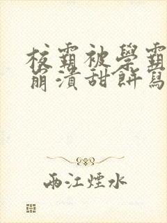 校霸被学霸玩到崩溃甜饼写手