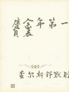 庆余年第一季演员表封面