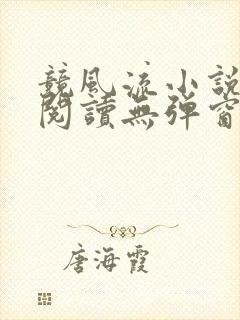 竞风流小说全文阅读无弹窗免费封面