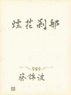 烟花刹那封面