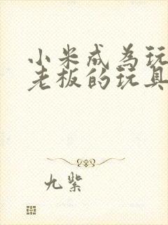 小米成为玩具店老板的玩具