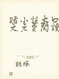 赌小说木口银全文免费阅读笔趣阁