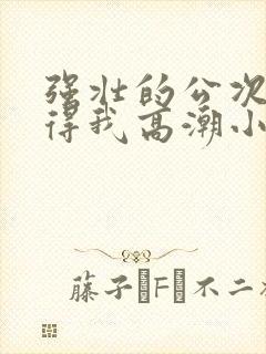 强壮的公次次弄得我高潮小说封面