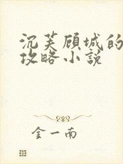 沉芙顾城的优质攻略小说