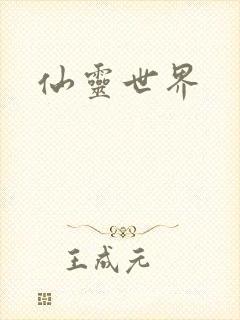 仙灵世界封面
