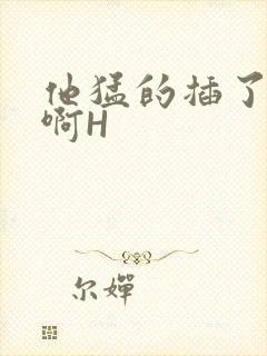 他猛的插了进去啊H