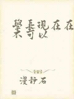 学长现在在上课不可以