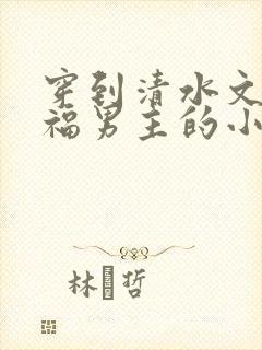 穿到清水文里造福男主的小说