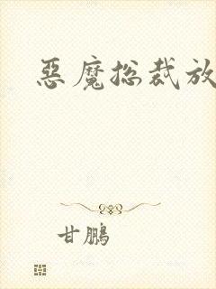 恶魔总裁放了我