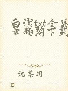 白洁txt全集笔趣阁下载