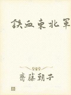 铁血东北军封面