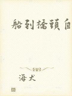 船到桥头自然沉封面