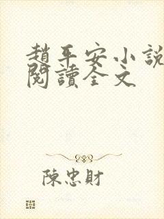 赵平安小说免费阅读全文