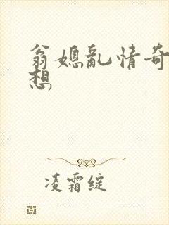 翁媳乱情奇思妙想封面