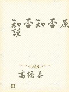 知否知否原著小说封面