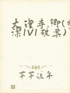 大理寺.卿(双洁1V1破案)