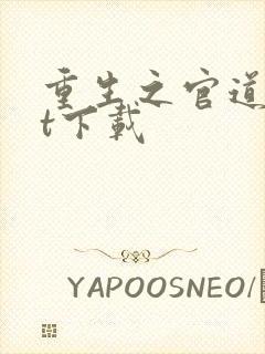 重生之官道txt下载