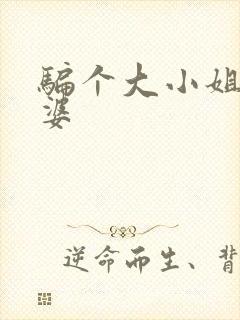 骗个大小姐当老婆封面