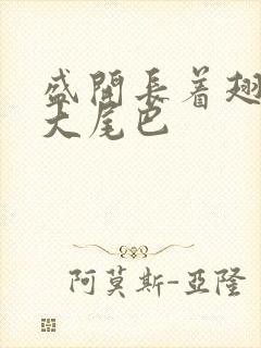 盛开长着翅膀的大尾巴