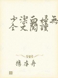 少洁白妇无删减全文阅读封面