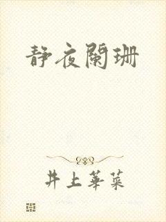 静夜阑珊
