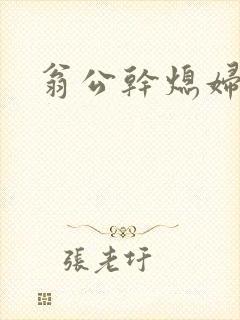 翁公干熄妇封面