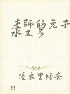 老师的兔子又软水又多