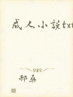 成人小说txt