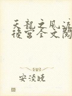 天龙之风流猎艳后宫全文阅读