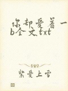 你却爱着一个sb全文txt