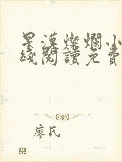 星汉灿烂小说在线阅读免费