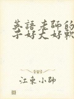 英语老师的小兔子好大好软水