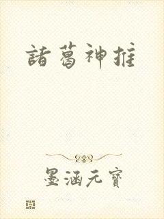 诸葛神推封面