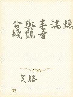 公与丰满熄4在线观看