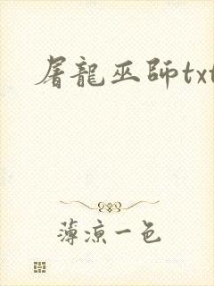 屠龙巫师txt封面